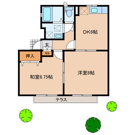 アトリオⅢの物件間取画像